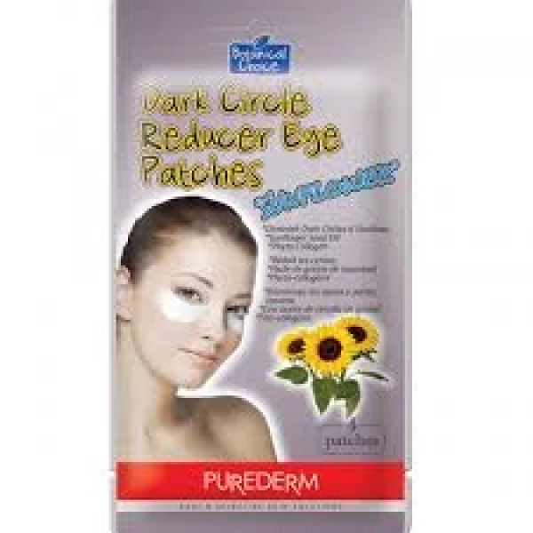 Purederm Dark Circle Reducer Eye PatchesSun Flower Seed Oil 6pcs