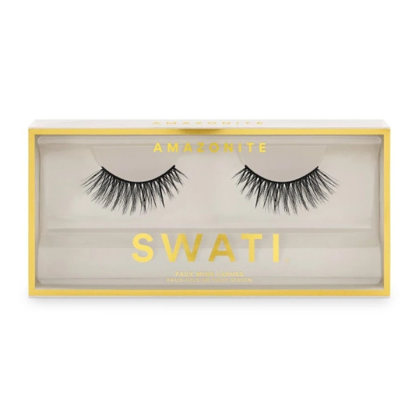 Swati Faux Mink Lashes Amazonite