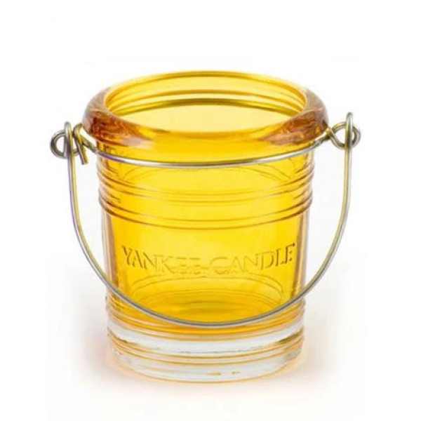 Yankee Candle Bucket Yellow Votive Holder