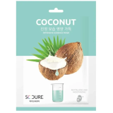 5C Cure Coconut Intensive Essence Mask lokšņu sejas maska ar kokosriekstu ekstraktu, 1 gab.