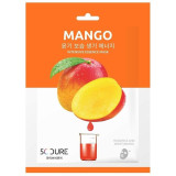 5C Cure Mango Intensive Essence Mask lokšņu sejas maska ar mango ekstraktu, 1 gab.