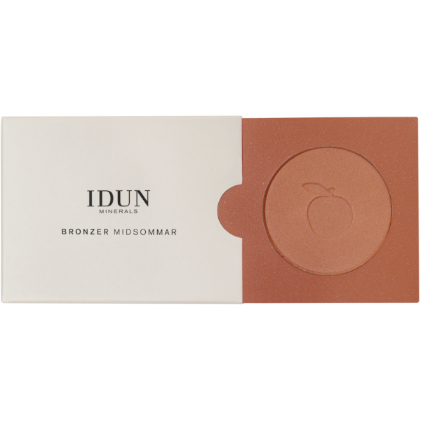 IDUN Minerals Midsommar kvēlojošs bronzas pulveris (siltas tonis), 4,6 g 