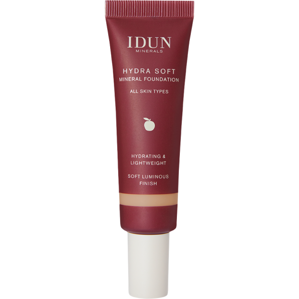 IDUN Minerals Hydra Soft šķidrais minerālu tonālais krēms, tonis: Nr. 1259 Ingrīda (Light / Medium Cool), 30 ml 