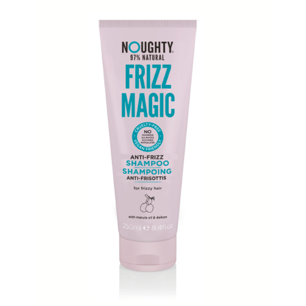 Noughty Frizz Magic izlīdzinošs šampūns ar marulas eļļu un japāņu redīsu ekstraktiem, 250 ml