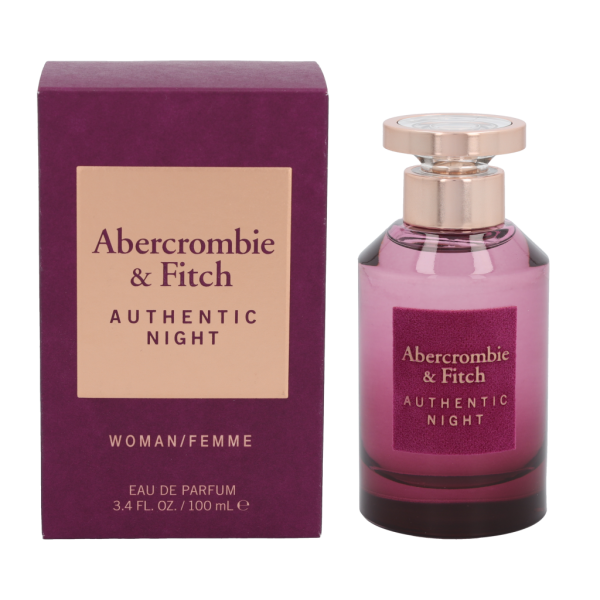 Abercrombie & Fitch Authentic Night Women EDP parfimērijas ūdens sievietēm, 100 ml