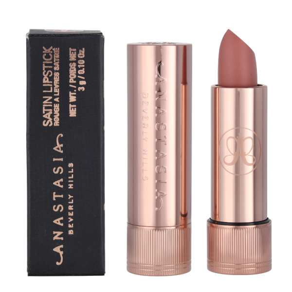 Anastasia Beverly Hills Satin Lipstick satīna lūpu krāsa, tonis: Taupe Beige, 3 g