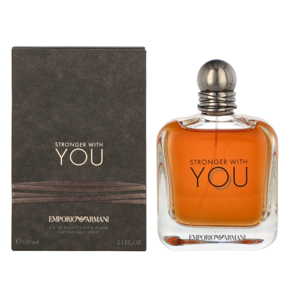 Armani Stronger With You EDT tualetes ūdens vīriešiem, 150 ml