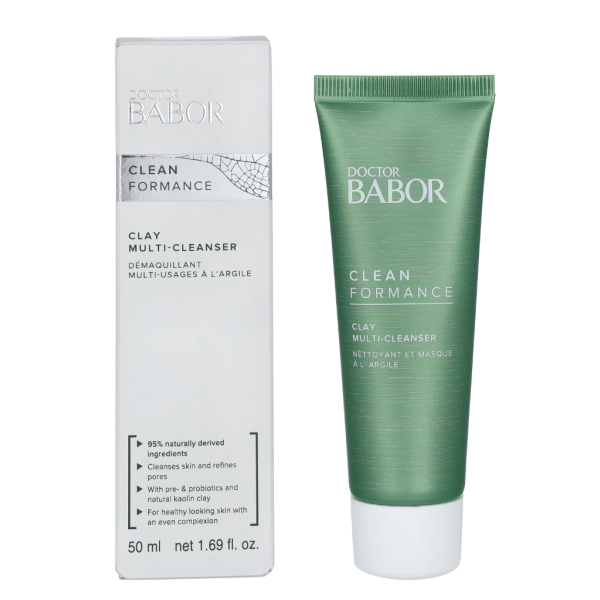 Babor Clean Formance Clay Multi-Cleanser sejas tīrīšanas līdzeklis ar māliem, 50 ml