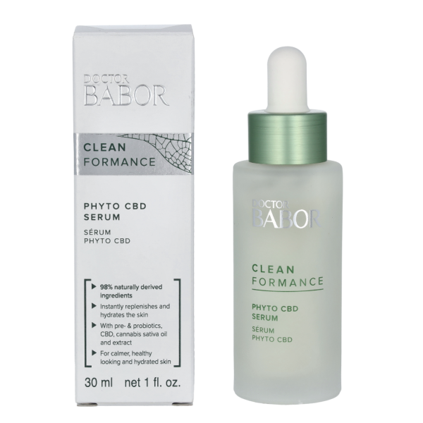 Babor Clean Formance Phyto CBD Serum nomierinošs serums sejai, 30 ml