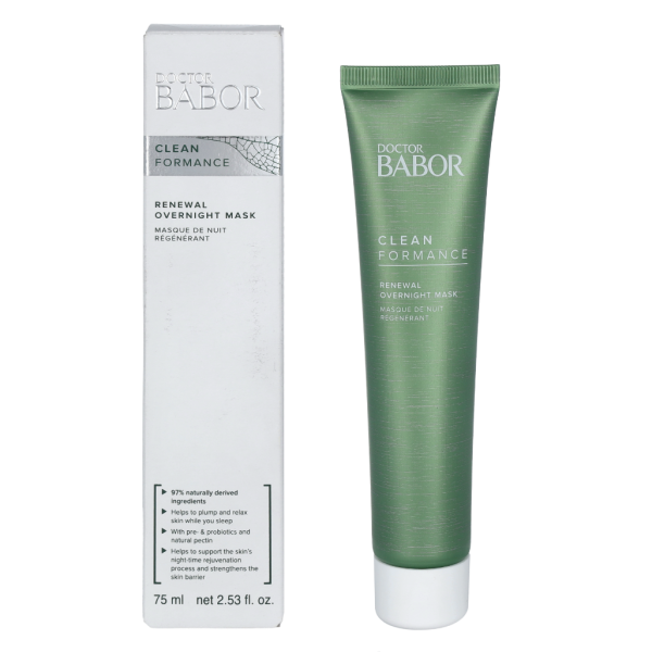 Babor Clean Formance Renewal Overnight Mask atjaunojoša nakts sejas maska, 75 ml