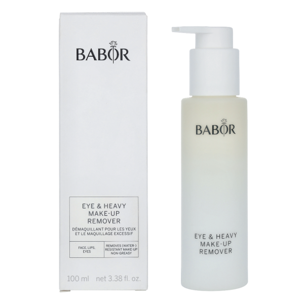 Babor Cleansing Eye & Heavy Make-Up Remover acu un sejas kosmētikas noņēmējs, 100 ml