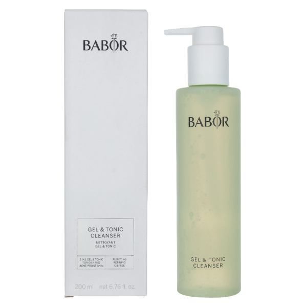 Babor Gel & Tonic Cleanser sejas mazgāšana un toniks divi vienā, 200 ml