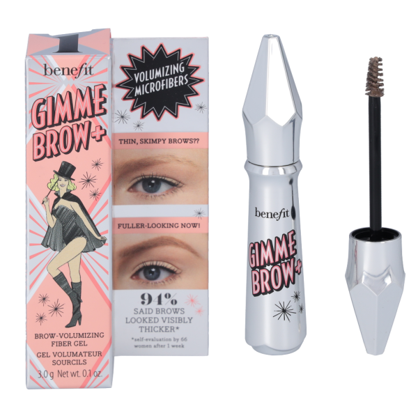 Benefit Gimme Brow+ Brow- Volumizing Fiber Gel uzacu želeja, tonis: 01 Cool Light Blonde, 3 g