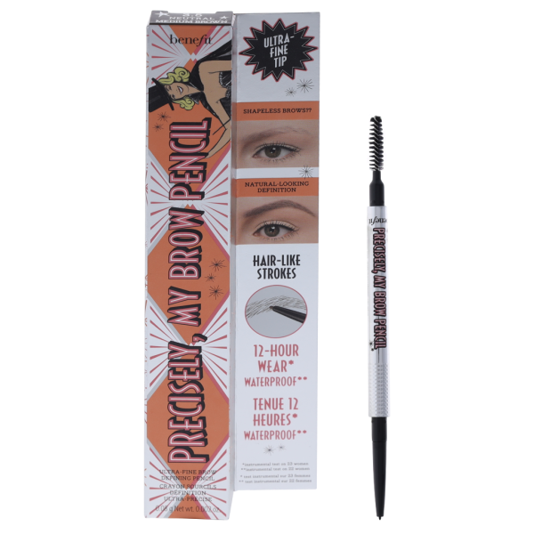 Benefit Precisely My Brow Pencil Ultra-Fine uzacu zīmulis, tonis: 3,5 Neutral Medium Brown, 0,08 g