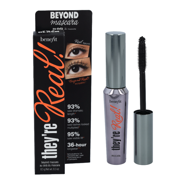 Ieguvums Tie ir patiesi! Beyond Mascara pagarinošā skropstu tuša, tonis: Jet Black, 8,5 g