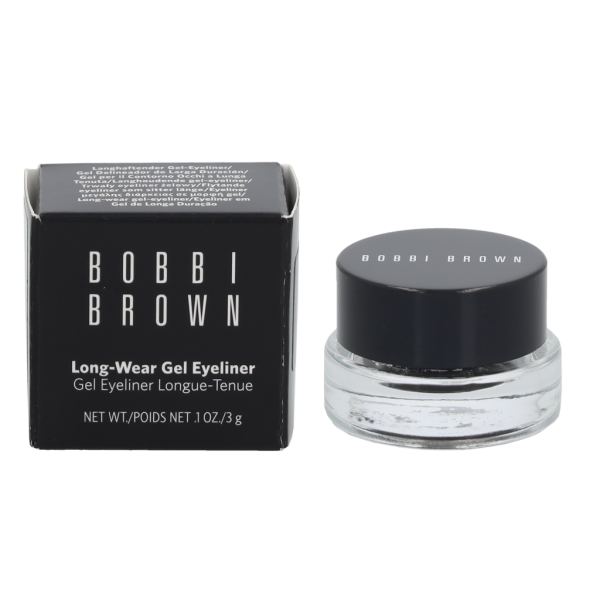 Bobbi Brown Long-Wear Gel Eyeliner ilgnoturīgs gēla acu zīmulis, tonis: 01, Black Ink, 3 g