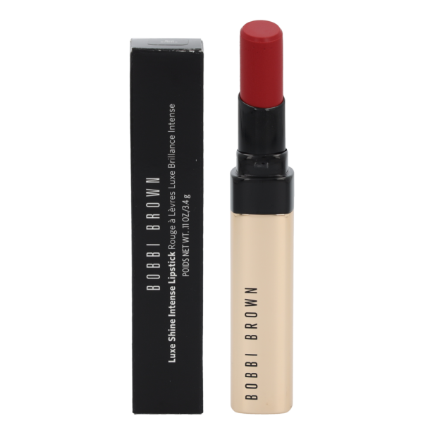 Bobbi Brown Luxe Shine Intense Lipstick lūpu krāsa, tonis: Red Stiletto, 3,4 g