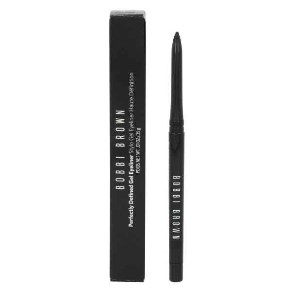 Bobbi Brown Perfectly Defined Gel Eyeliner gēla acu zīmulis, tonis: 01 - Pitch Black, 0,35 g