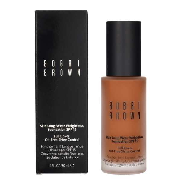 Bobbi Brown Skin Long-Wear Weightless Foundation SPF15, tonis: Almond, 30 ml