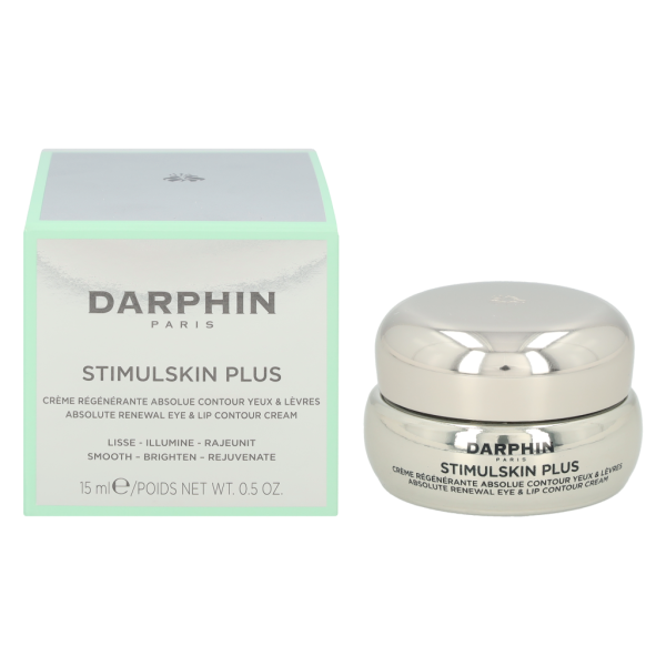 Darphin Stimulskin Plus Absolute Renewal Eye & Lip Contour Cream acu un lūpu kontūras krēms, 15 ml