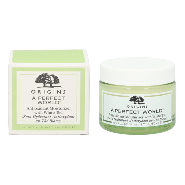 Origins A Perfect World Antioxidant Moisturizer With White Tea barojošs antioksidantu krēms, 50 ml