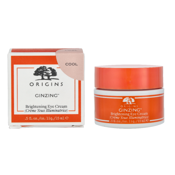 Origins Ginzing Brightening Eye Cream balinošs krēms pietūkušām un tumšām acīm, tonis: Vēss, 15 ml