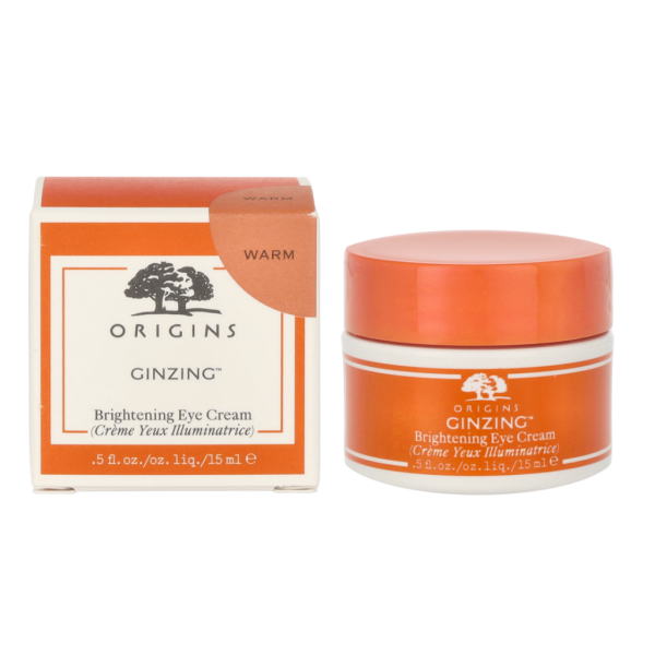 Origins Ginzing Brightening Eye Cream balinošs krēms pietūkušām un tumšām acīm, tonis: Warm, 15 ml