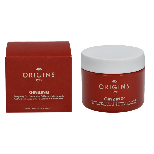 Origins GinZing Energizing Gel Cream ar kofeīnu+niacinamīdu mitrinošs gēla krēms ar izgaismojošu efektu, 50 ml