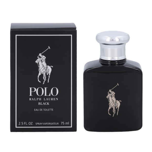 Ralph Lauren Polo Black EDT tualetes ūdens vīriešiem, 75 ml