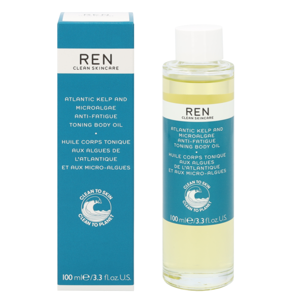 REN Atlantic Kelp And Microalgae Anti-Fatigue Toning Body Oil mitrinoša ķermeņa eļļa, 100 ml