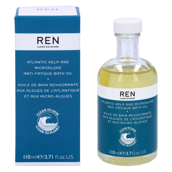 REN Atlantic Kelp & Microalghae Anti-Fatigue Bath Oil vannas eļļa, 110 ml