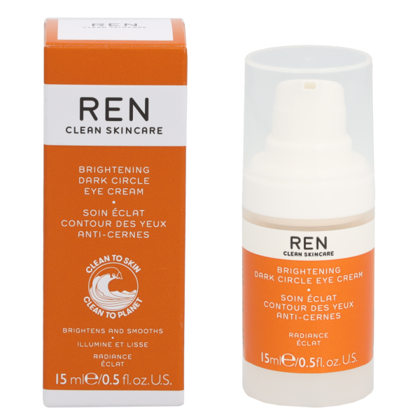 REN Clean Skincare Brightening Dark Circle acu krēms, 15 ml