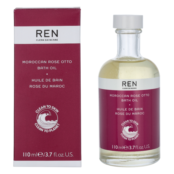 REN Clean Skincare Moroccan Rose Otto Bath Oil vannas eļļa, 110 ml