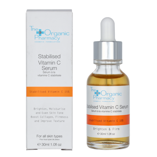 The Organic Pharmacy Stabilized Vitamin C stabilizēts C vitamīna serums sejai, 30 ml