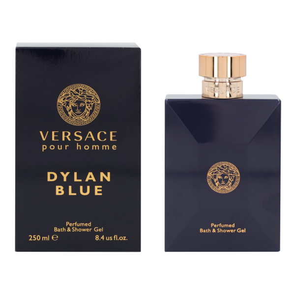 Versace Dylan Blue Pour Homme Bath & Shower Gel parfimēta dušas želeja vīriešiem, 250 ml