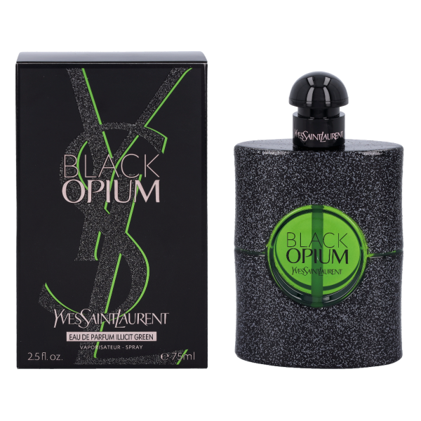 YSL Black Opium Illicit Green EDP parfimērijas ūdens sievietēm, 75 ml