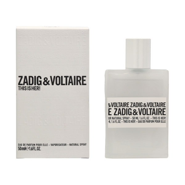 Zadigs un Voltērs Šī ir Viņa! EDP aromatizēts ūdens sievietēm, 50 ml