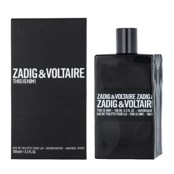 Zadigs un Voltērs Tas ir Viņš! EDT tualetes ūdens vīriešiem, 100 ml