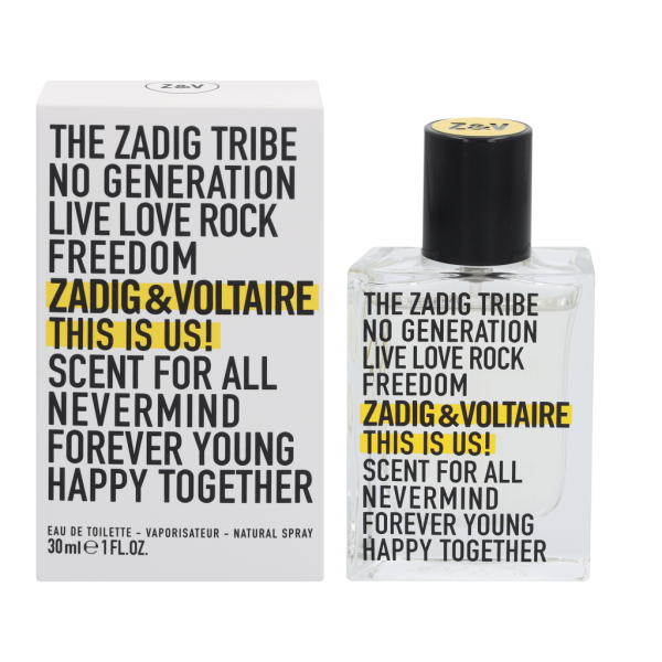 Zadigs un Voltērs Tie esam mēs! SNFH EDT tualetes ūdens Unisex, 30 ml