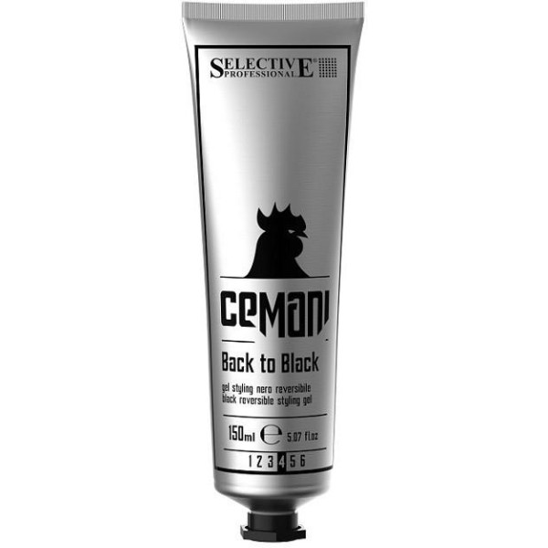 Selective Professional CEMANI BACK TO BLACK Matu veidošanas želeja sirmiem matiem, 150 ml