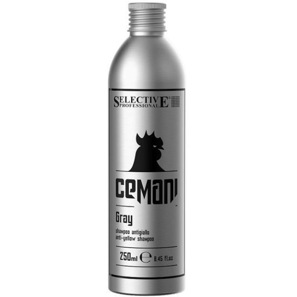 Selective Professional CEMANI GREY, 250 ml Šampūns pret dzelteniem toņiem sirmiem matiem