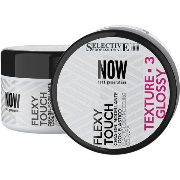 Selective Professional NOW FLEXY TOUCH Gel-wax Elastīgs matu modelēšanas gēls-vasks, 100 ml