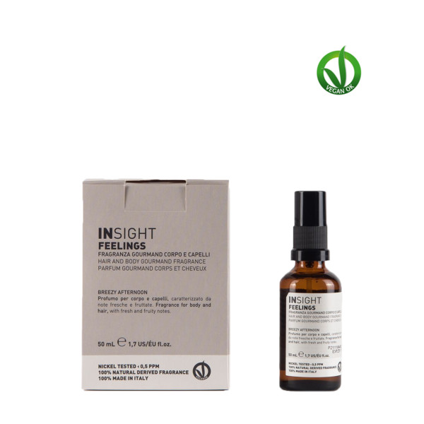 Insight Professional IFE185 INSIGHT FEELINGS Vējains pēcpusdienas - Matu un ķermeņa gardēžu aromāts Smaržas, 50 ml