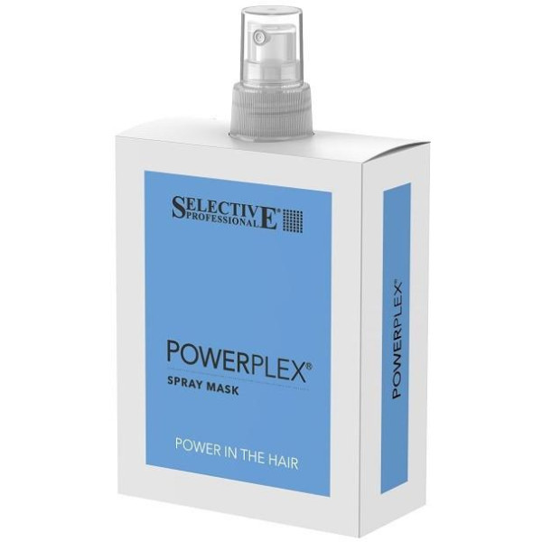 Selective Professional POWERPLEX SPRAY MASK Maska krāsotiem, balinātiem vai iztaisnotiem matiem, 150 ml