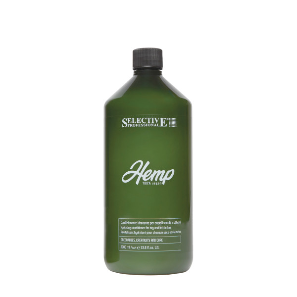 Selective Professional HEMP mitrinošs kondicionieris sausiem un trausliem matiem, 1000 ml