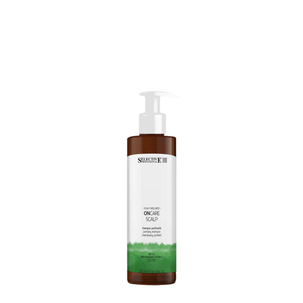 Selective Professional ON CARE SCALP PURIFYING attīrošs šampūns pārslainai galvas ādai, 200 ml