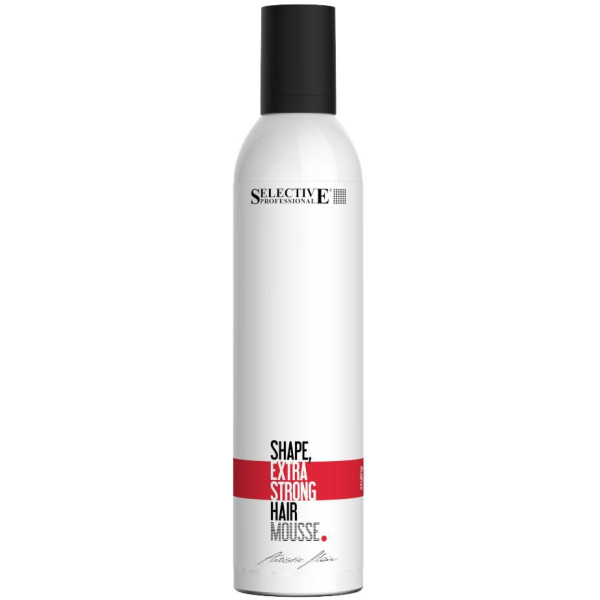 Selective Professional SHAPE EXTRA STRONG MUSSE Ļoti spēcīgas fiksācijas putas, 400 ml