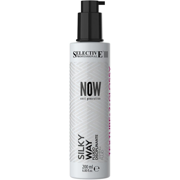 Selective Professional NOW SILKY WAY Taming fluid Izlīdzinošs un spīdumu piešķirošs veidošanas līdzeklis, 200 ml