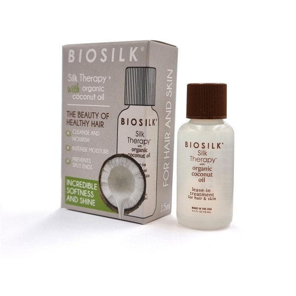 Biosilk matu zīds "Zīda terapija ar kokosriekstu eļļu", 15 ml