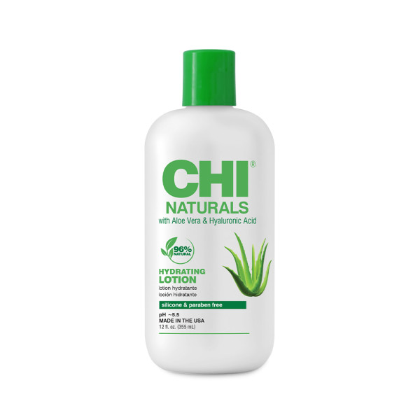 CHI NATURALS Mitrinošs ķermeņa losjons ar alveju un hialuronskābi 355 ml